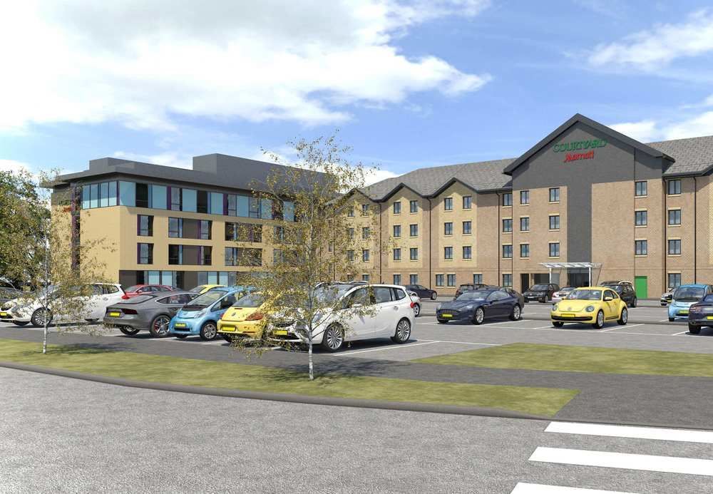 Courtyard By Marriott Glasgow Airport Hotel Paisley Exterior photo